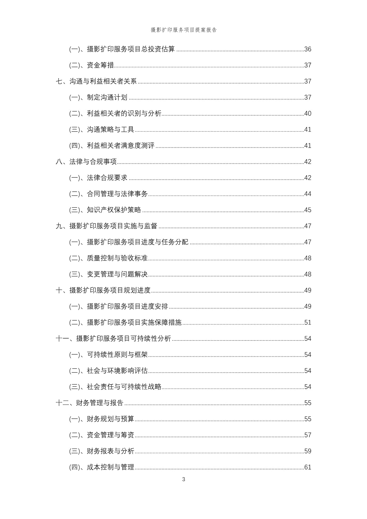 2025年摄影扩印服务项目专业提案报告
